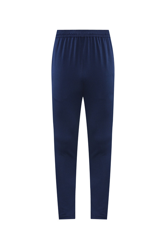 14 Sets Adult Half-Zip Training Top and Pants Set Dark Blue #B201