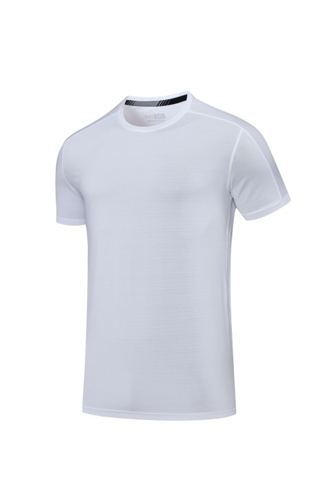 2pcs Men's Quick-dry Sports Fitness T-shirt White #205
