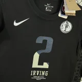 T140 Dallas Mavericks IRVING #2 Black High Quality Casual T-Shirt