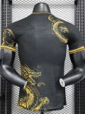 24-25 RMA Black Special Edition Player Version Soccer Jersey #金标金龙