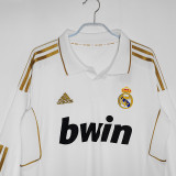 2011-2012 RMA Home Long Sleeve Retro Soccer Jersey (长袖)