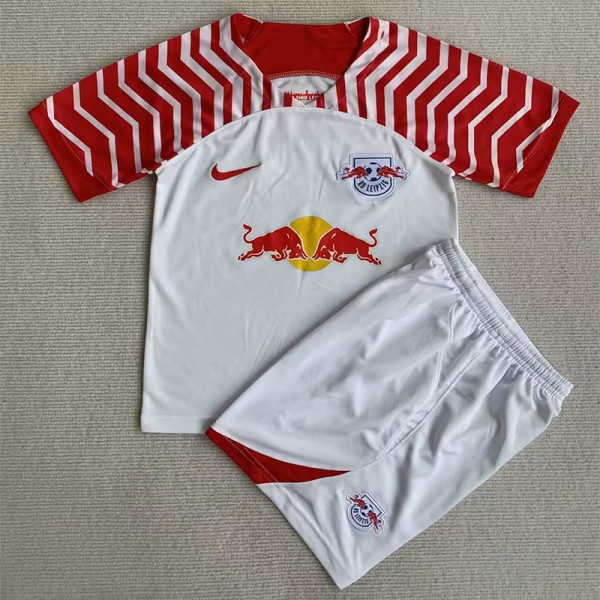 23-24 RB Leipzig Home Kids Soccer Jersey