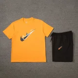 2024 NK Yellow Training Short Suit (100%Cotton)纯棉
