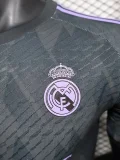 24-25 RMA Black Special Edition Player Version Soccer Jersey 紫标