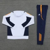 24-25 RMA White Hoodie Tracksuit (卫衣套装)