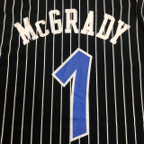 MAGIC McGRADY # 1 Black MitchellNess Retro Jerseys