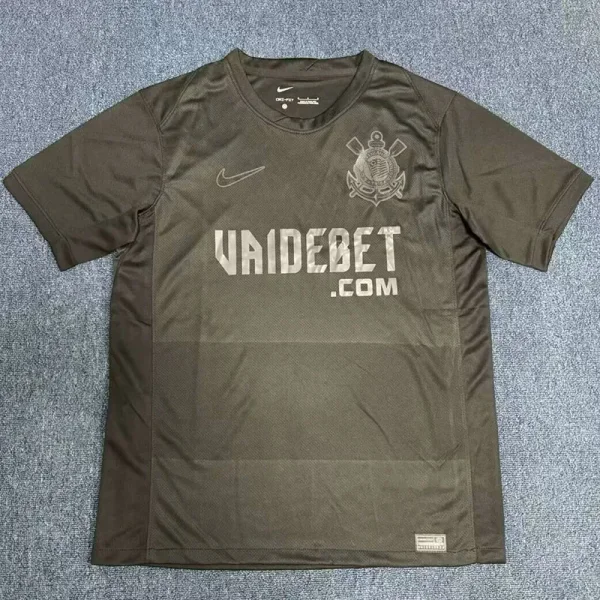 24-25 Corinthians Away Fans Soccer Jersey (前带广告)