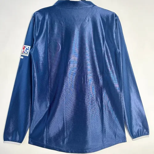 2001-2002 PSG Paris Home Long Sleeve Retro Soccer Jersey (长袖)