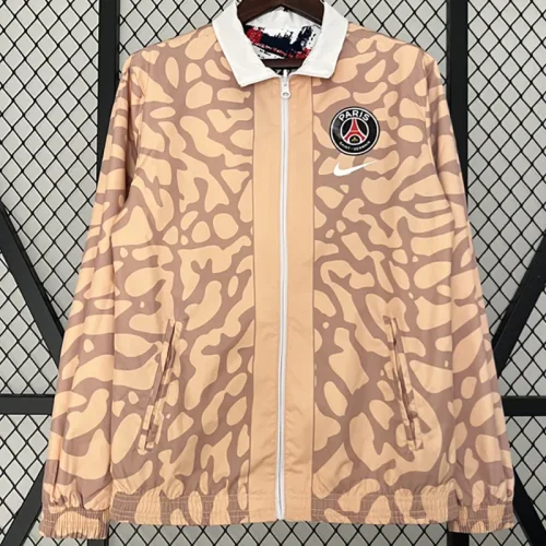 2024 PSG White & Beige Double Sided Windbreaker (双面风衣)