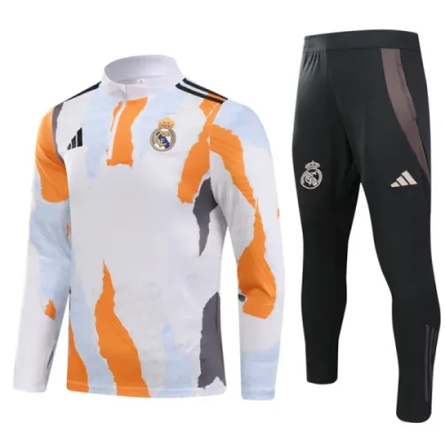 24-25 RMA White Half Pull Tracksuit (半拉链)(匹印)