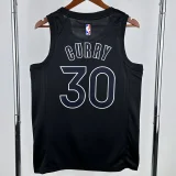 WARRIORS CURRY #30 Black Glory Edition Top Quality Hot Pressing NBA Jersey 荣耀版