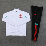 23-24 Man Utd White Jacket Tracksuit