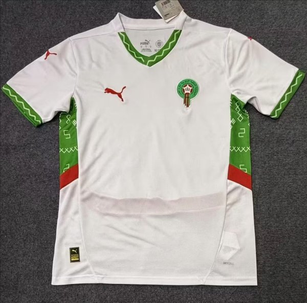 24-25 Morocco Away Fans Soccer Jersey