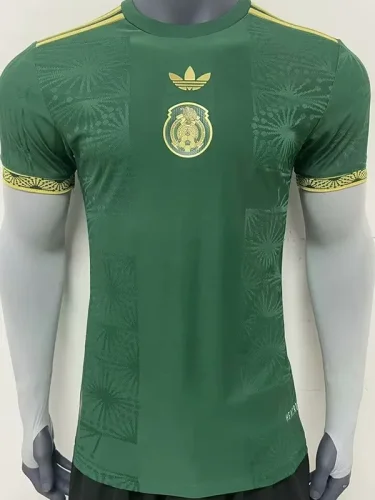25-26 Mexico Special Edition Green Player Version Soccer Jersey *三叶草