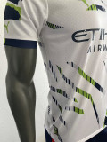 2023 Man City Special Edition White Player Version Soccer Jersey