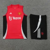 24-25 Man Utd Red Tank top and shorts suit