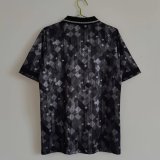 1990 England Black Retro Soccer Jersey