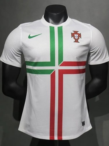 2012 Portugal Away Player Version 员 Retro soccer jersey