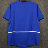 2002-2004 Man Utd Away Blue Retro Soccer Jersey