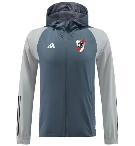 24-25 River Plate Grey Windbreaker