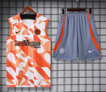 23-24 INT Orange Tank top and shorts suit