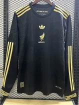 25-26 Mexico Gold Cup Black Long Sleeve Soccer Jersey (长袖)