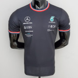 2022 F1 Formula One Mercedes Black Racing Suit(圆领)