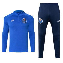 23-24 Porto Blue Half Pull Tracksuit (半拉链)