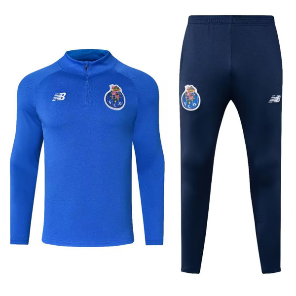 23-24 Porto Blue Half Pull Tracksuit (半拉链)
