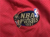 BULLS JAZZ Red White City Edition Top Quality NBA Pocket Pants #公牛拼爵士