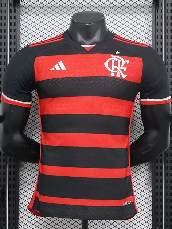 24-25 Flamengo Home Player Version Soccer Jersey
