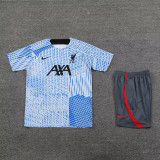 23-24 LIV Blue Training Short Suit