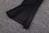 23-24 LIV Black Half Pull Tracksuit (绿领半拉链)
