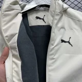 2024 Puma Thickened warm Beige Outdoor Jackets #F10加绒冲锋衣