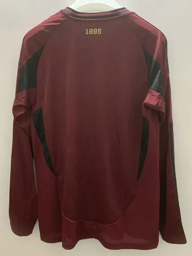 24-25 Belgium Home Long Sleeve Soccer Jersey (长袖)