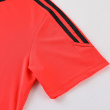 2023 AD02 Orange Short-sleeved Trouser Suit