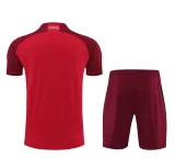 24-25 LIV Red Training Short Suit (100%Cotton)纯棉
