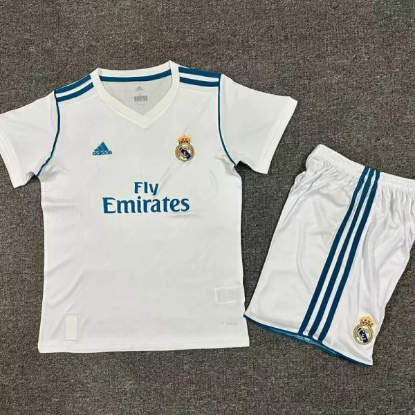 2017-2018 RMA Home Kids Retro Soccer Jersey