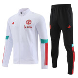 23-24 Man Utd White Jacket Tracksuit