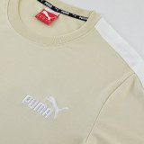 2023 PM Beige Short-sleeved Trouser Suit #PD01