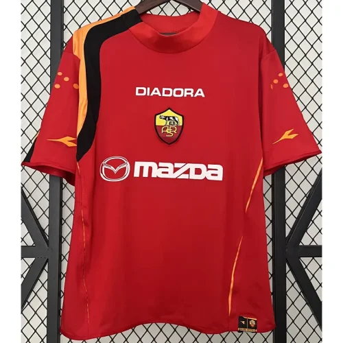 2004-2005 Roma Home Retro Soccer Jersey