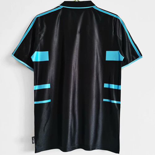 1999-2000 Marseille Away Black Retro Soccer Jersey