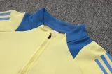 24-25 Ajax Yellow Kids Half Pull Tracksuit (童装)(半拉链)