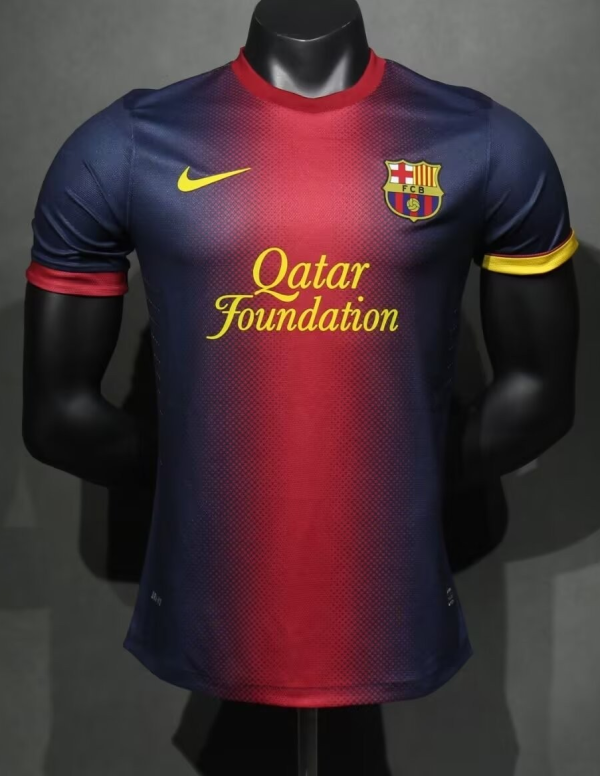 2012-2013 BAR Home Player Version 球员 Retro Soccer Jersey