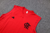23-24 Flamengo Red Tank top and shorts suit #D794