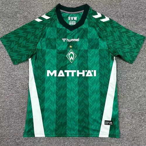 24-25 Werder Bremen Home Fans Soccer Jersey