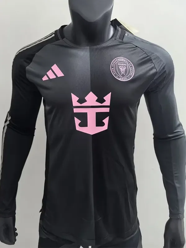 25-26 Inter Miami Away Long Sleeve Player VersionSoccer Jersey(长袖球员)