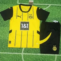 24-25 Dortmund Home Kids Soccer Jersey