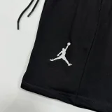 M17 Jordan Black Pure Cotton Fabric Casual Short Pants