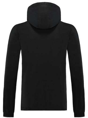 23-24 Flamengo Black Windbreaker (白边）